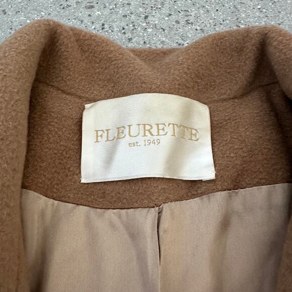 Fleurette Camel Wool Coat - Picture 8 of 8